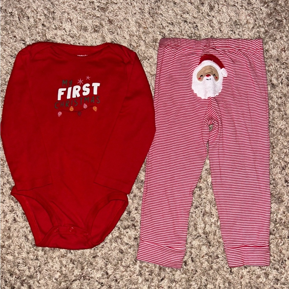 Carter's 24M Baby My First Christmas Outfit